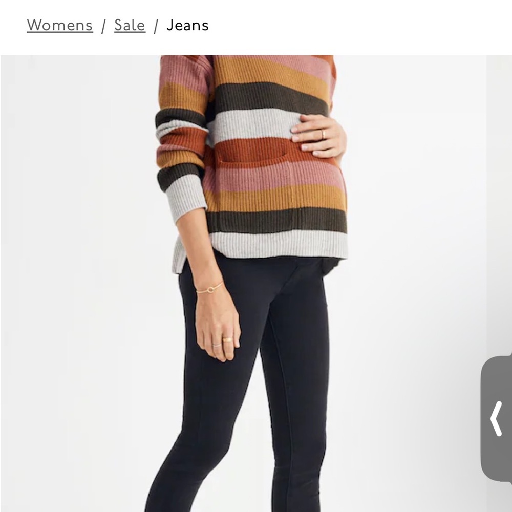 Maternity Over-the-Belly Skinny Jeans in Lunar Wash: TENCEL™ Denim Edition